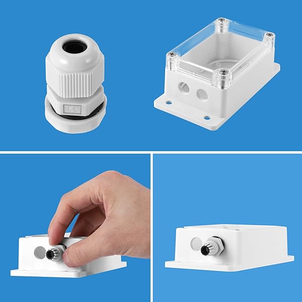 Kesilian Impermeable concreto la renovacin de Cubierta de plstico para Sonoff BsicoRFDualPow Th16 G1 Smart Home