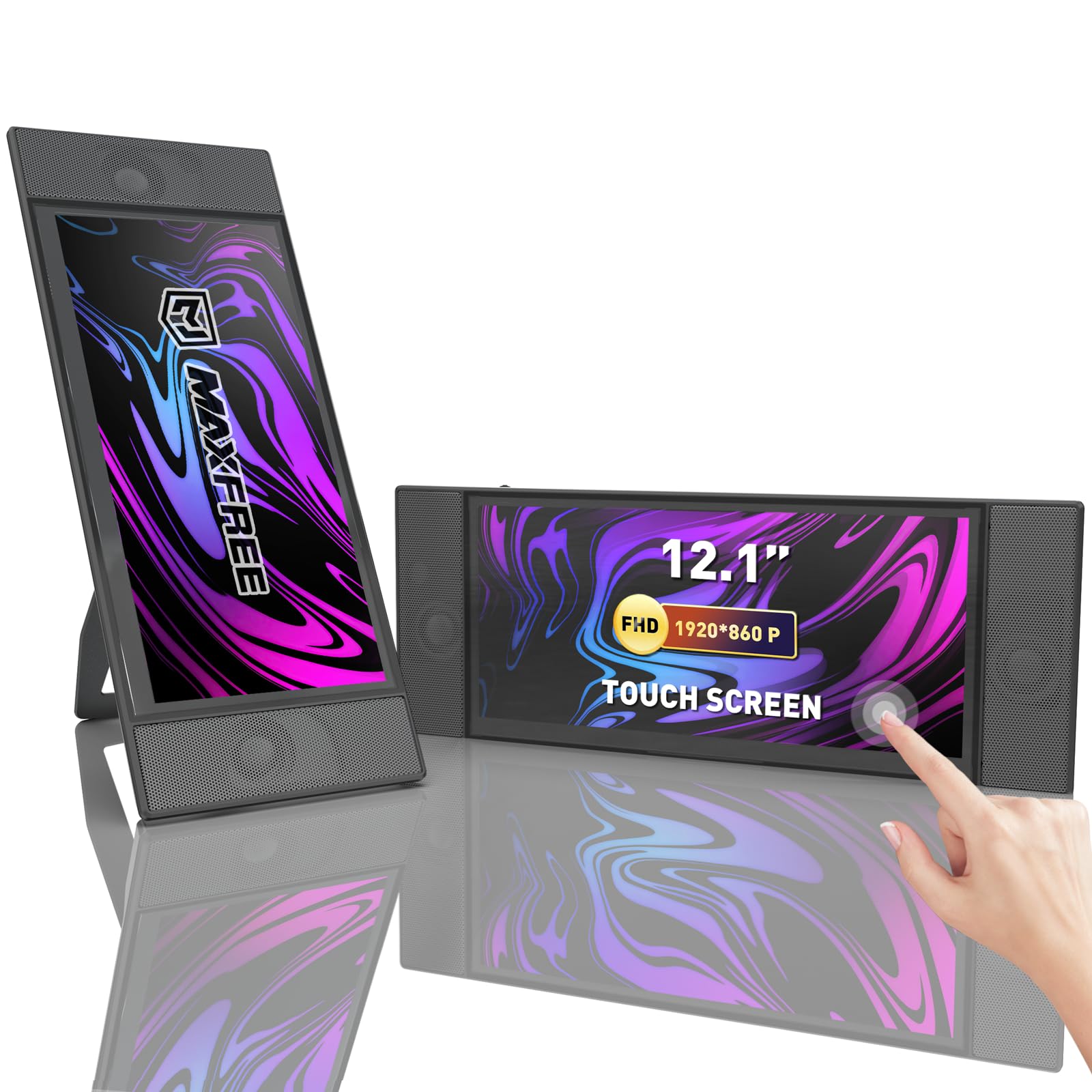 Maxfree L1 12.1" Portable Touch Screen Monitor with