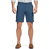 Izod Mens Non-Iron Stretch Straight Fit Flat Front Traveler Short