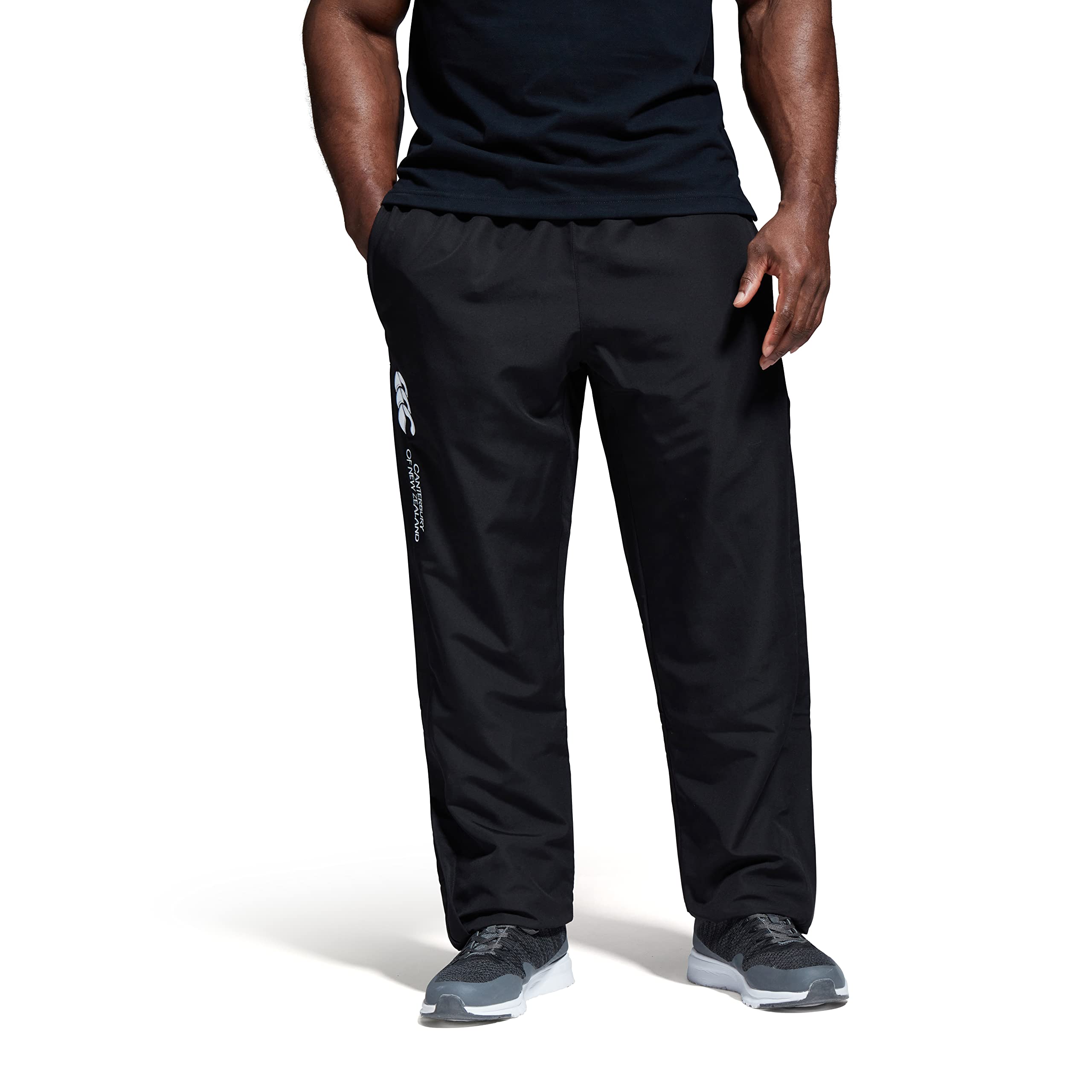 Canterbury Men's Stadium Pants | Tracksuit Jogging Bottoms | Durability And Comfort Track Pants, Black, M