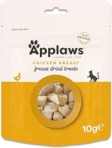 Applaws Chicken Breast Freeze Dried Cat Treat 120g 12x10g Grain Free view 1