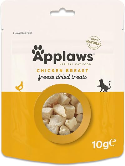 Applaws Chicken Breast Freeze Dried Cat Treat 120g 12x10g Grain Free