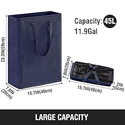 Slim Laundry Hamper with Adjustable Long