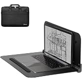 Magnetic Laptop Shelf with Bag &amp; 3 Super Strong Magnets, 50 lb Capacity | Portable Workstation, Hands-Free, Attach to HVAC, Trucks, Walls, Workshops Equipment Repairs Utility Platform