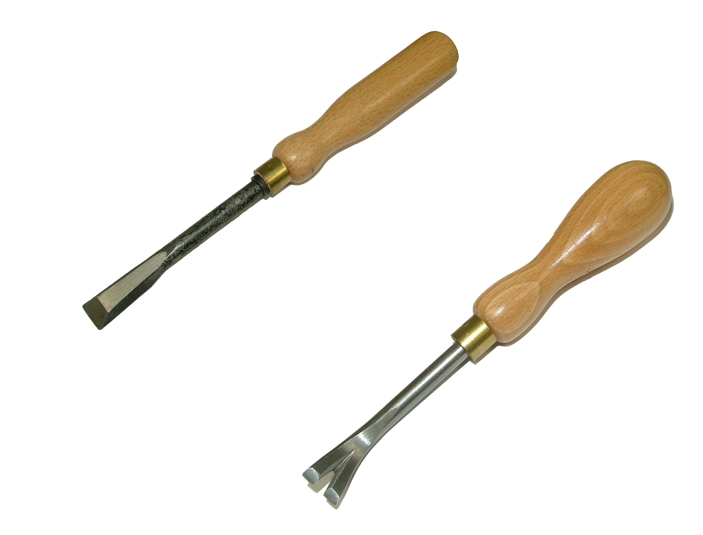 Wooden Handle Tack Lifter + Straight Ripping Chisel Upholstery Kit — image 1