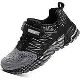KUBUA Kids Sneakers for Boys Girls Running Tennis Shoes Lightweight Breathable Sport Athletic