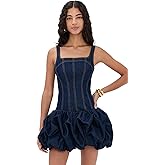 Aje Women's Briar Denim Mini Dress