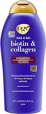 OGX Biotin and Collagen Volumising Shampoo 577ml Sulfate Free