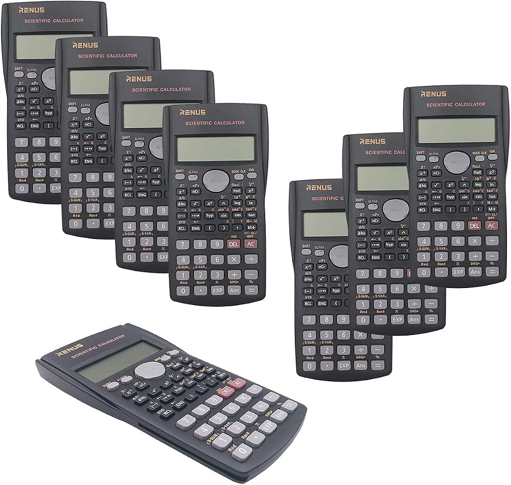 RENUS 2-Line Engineering Scientific Calculator for Students and Teachers (8