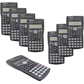 RENUS 8 Packs, 2-Line Engineering Scientific Calculator Function Calculator for Student and Teacher 16 AAA Batteries Included