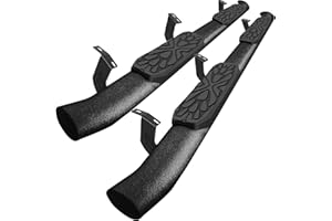 OTHOWE 3.5 Inches Oval Tube Step Bar Running Boards Compatible with 2005-2023 Toyota Tacoma Double Cab/Crew Cab with 4 Full-Size Doors. Tacoma Step Bars and Carbon Steel Side Steps Step Bars.