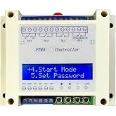 NOYITO 4-Channel Programmable Time Relay Controller 99-Step Multi-Channel Timing Trigger Solenoid Valve Linkage Control LCD Display Optocoupler Isolation