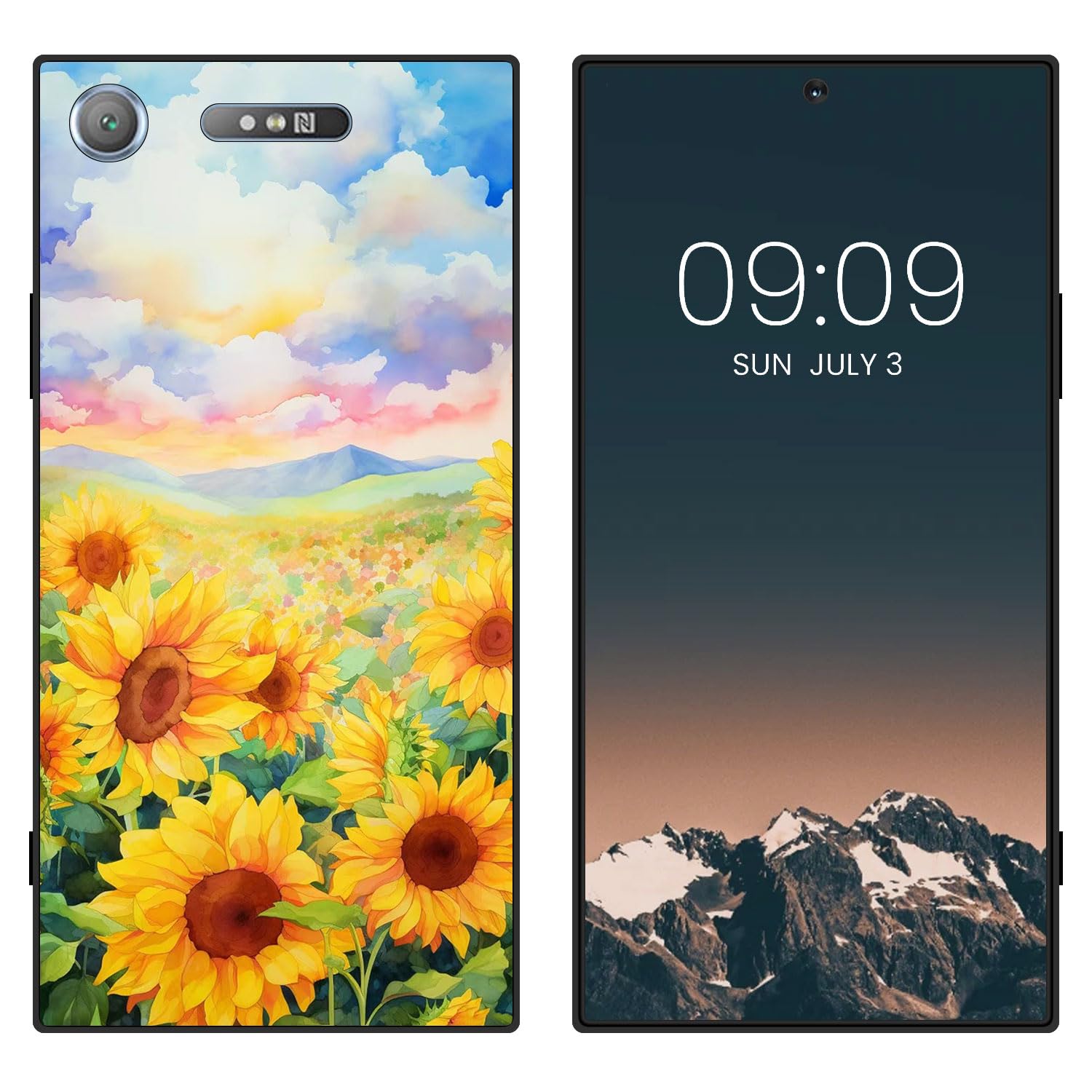 WUACYEAMING for Sony Xperia XZ1 Cute Case,Soft