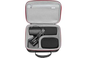 Compatible with Shure MV7+/MV7X/MV7i/MV7/MV6/SM7B/SM7dB, Carrying Case for Shure MV7+/MV7X/MV7i/MV7/MV6/SM7B/SM7dB Podcast Dy