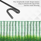 ANSIO Steel Fencing Pins 1.2m Long 8mm Thick Shepherds Crook Head Pack of 10 view 5