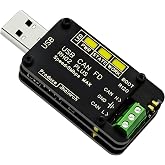 Jhoinrch USB to CAN FD Converter Adapter Up to 5 Mbps | Based on Canable 2.0 for Industrial Equipment Communication and Servo Motor Debugging