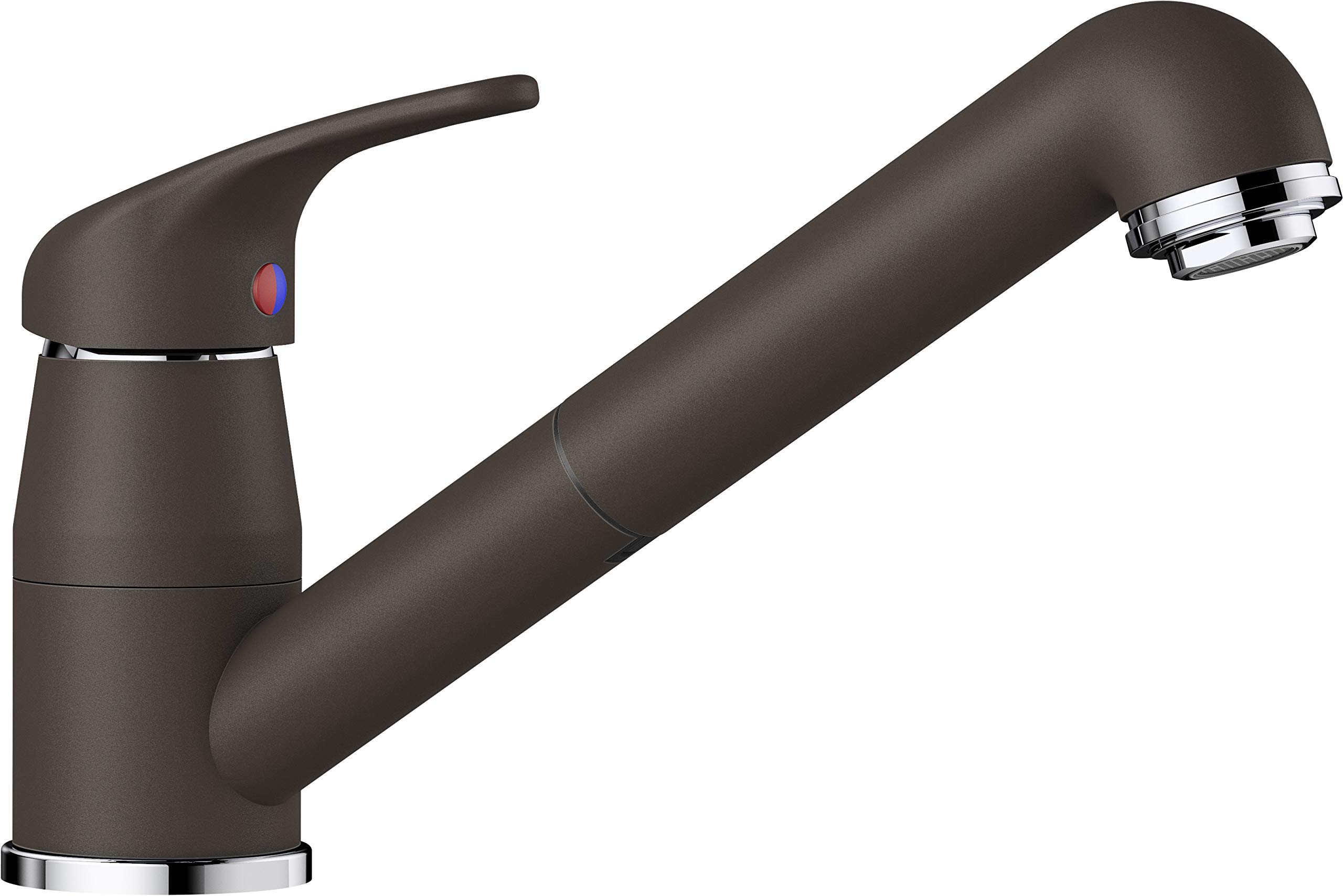 BLANCO DARAS-S – High-Pressure Kitchen Tap – Compact Entry-Level Model in Classic Design with Pull-out Spray – Coffee – 517740