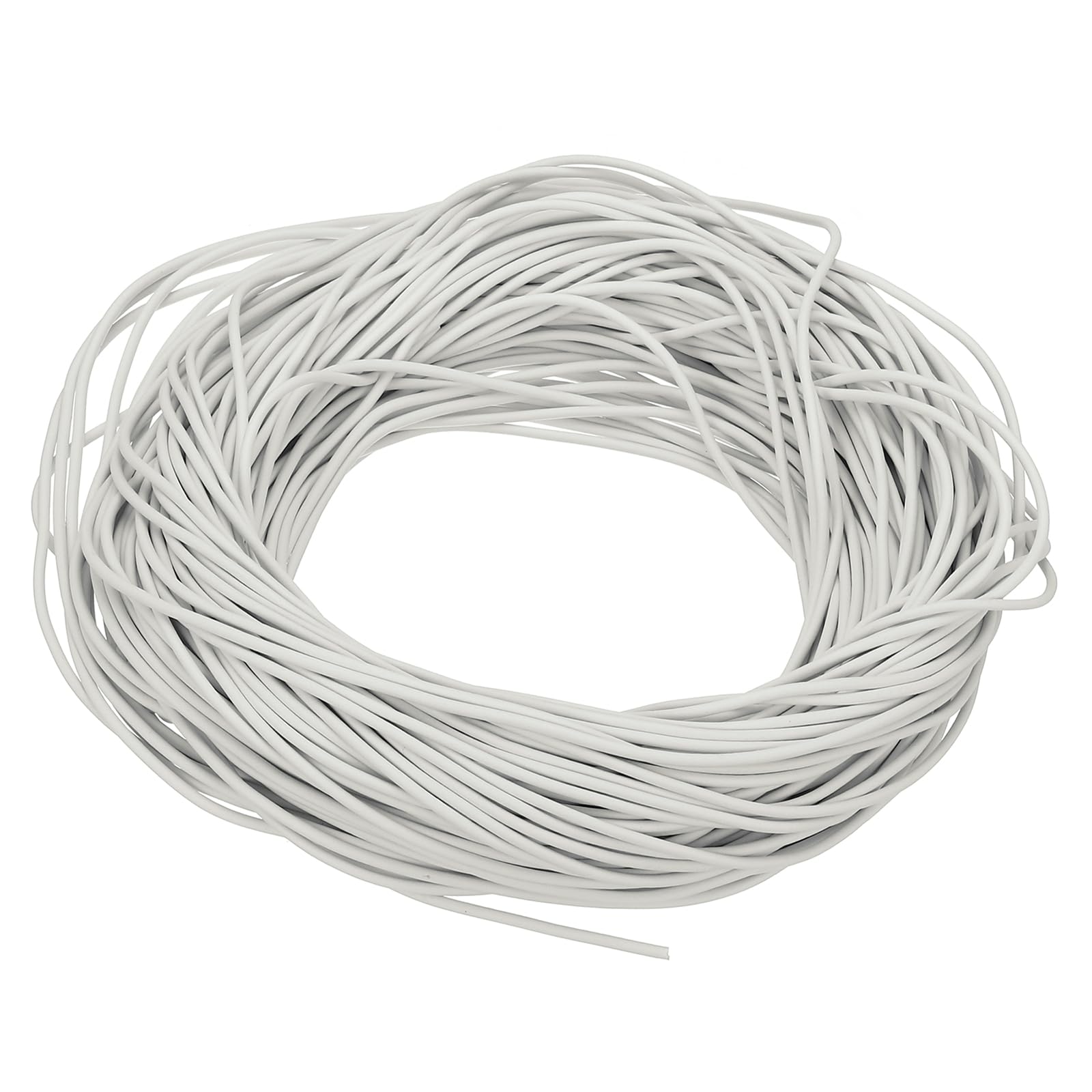 PATIKIL 98Ft Backer Rod 1/8 Inch EPDM Rubber Caulk Saver Concrete Expansion Joint Concrete Expansion Filler Weather Strip Seal for Gaps and Joints, White