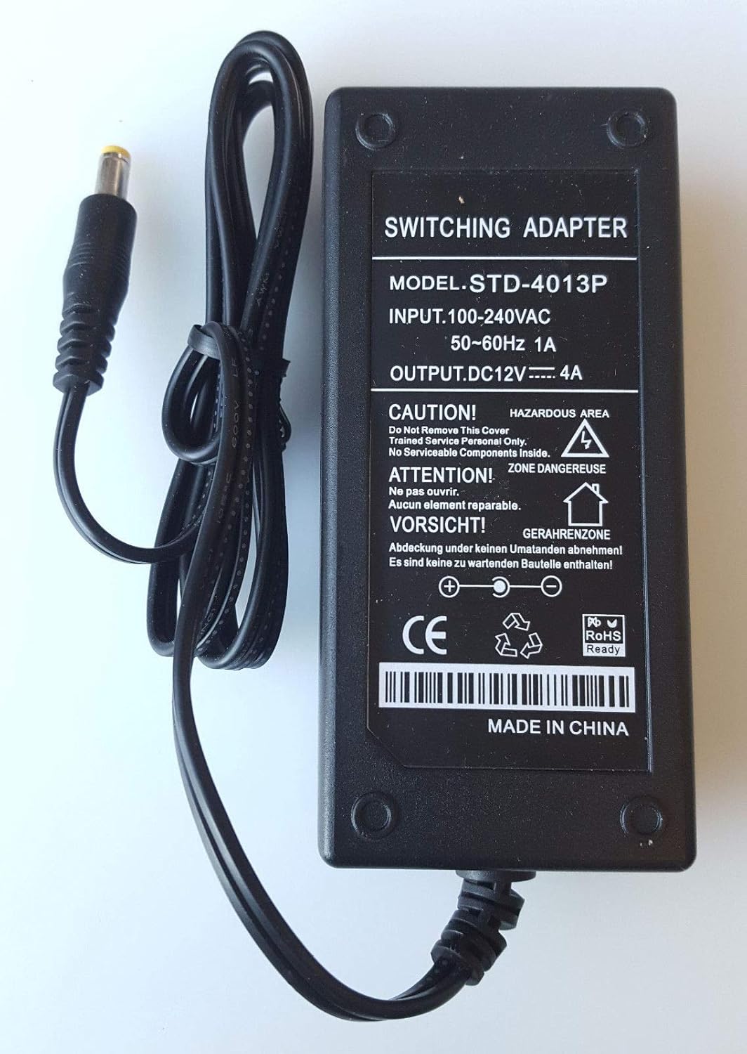 STD4013P AC/DC SWITCHING POWER SUPPLY ADAPTER 12V 4.0A Amazon.co.uk