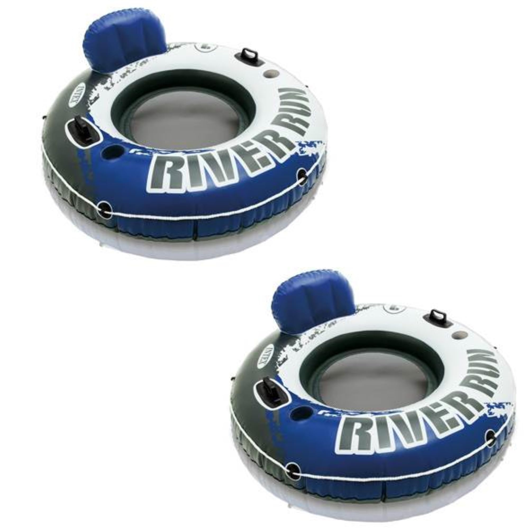 INTEX River Run 1 Inflatable Floating Lake Lounge for Adults, 2-Pack