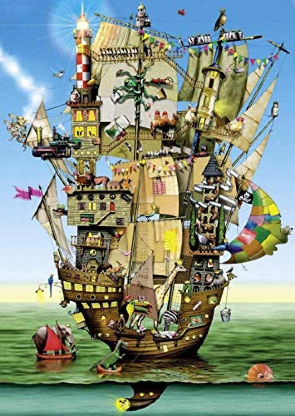 Jigsaw Puzzle 1000 Pieces of Wooden Puzzle Puzzles Noah S Ark Home Decor Adult Children Educational Toys for Children