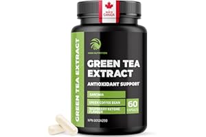 Green Tea Weight Loss Pills | Belly Fat Burner, Metabolism Booster, & Appetite Suppressant for Women & Men | 45% EGCG | With 