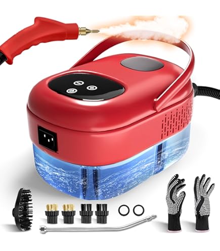 Nettoyeur Vapeur Portable Avec 10 Accessoires - Nettoyeur