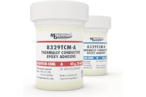 MG Chemicals 8329TCM-50ML Thermal Conductive Adhesive, Medium Cure, 122 g, 2-Part Epoxy Kit