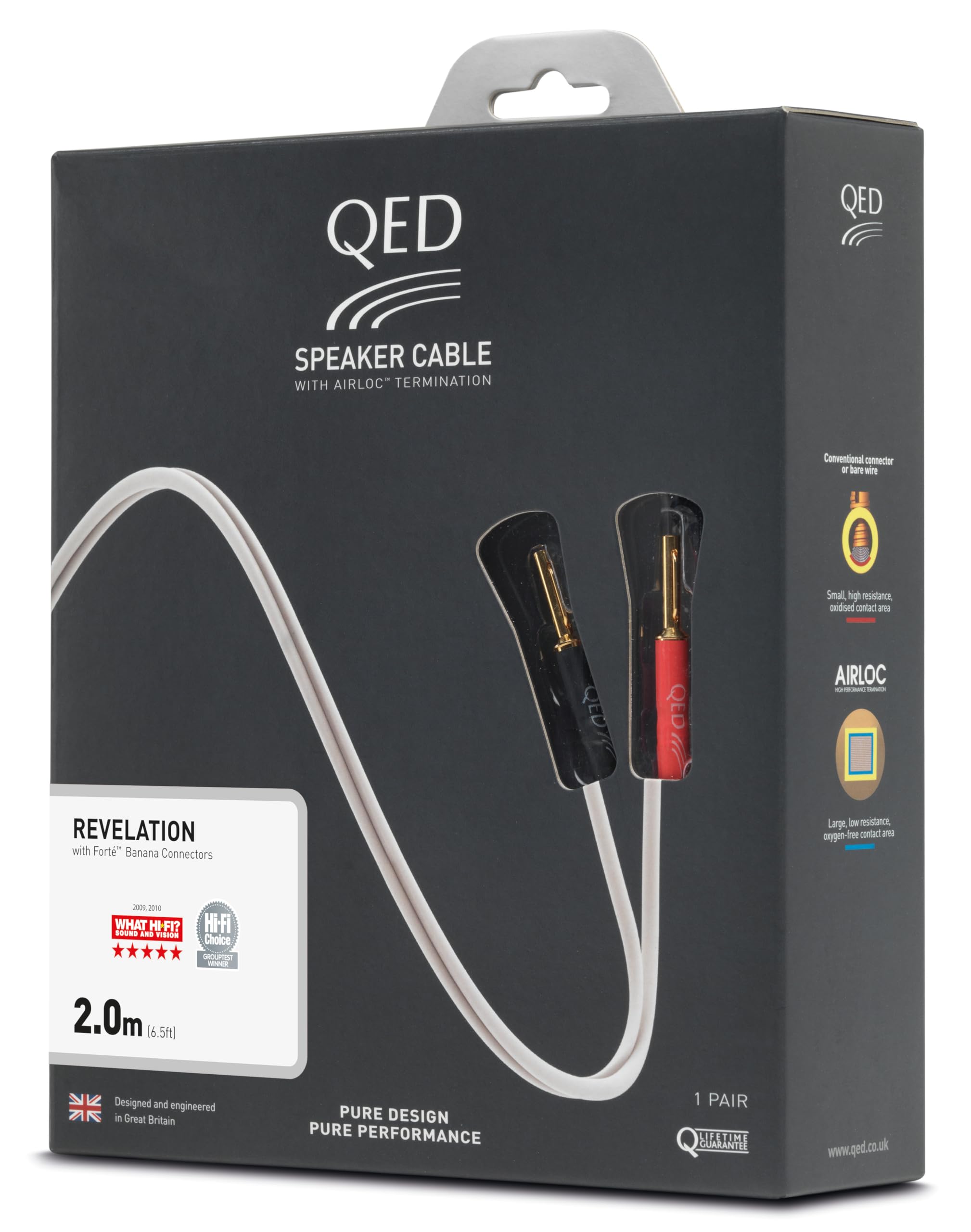QED Revalation Pre-Terminated Speaker Cable 2 m