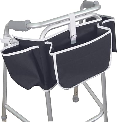 Aidapt Walking Frame Apron Bag - Lightweight Frame Accessory with Pockets