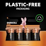 Duracell Plus D Batteries 4 Pack Alkaline 1.5V 10 Year Storage LR20 MN1300 view 6