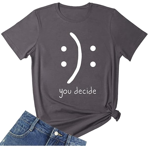 YTN clothing☺︎ YITAN Women Cute Tees Graphic Casual Tops Apricot Small at Amazon