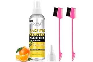 GOIPLE Tape in Extension Remover Hair Glue Remover, Fast Acting Hair Extensions Remover Wig Adhsive Remover, Tape in Hair Extensions Adhesive Remover, Removes Hair Glue, Wig Tape & Edge Brush