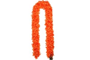 HAPPY BOA Featherless Child Original Faux Feather Boa (Made of Yarn) - 40 inch, U.S. Patent # D814,740. Cut to Length. Made in America