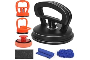 GS GRACESELECT Dent Puller, Car Dent Puller Kit,Car Dent Remover Tool for Car,Paintless Dent Removal Kit,Hail Dent Removal Kit,Dent Puller Suction Cupfor Dent Remover,Glass,Screen,Objects Moving