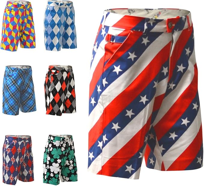 Royal & Awesome Men's Golf Shorts Clothing