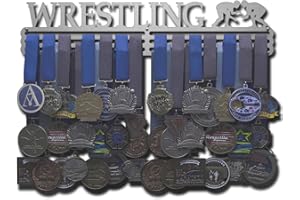 Allied Medal Hangers - Wrestling - Multiple Size Options Available - Medal Award Holder Display Hanger Rack