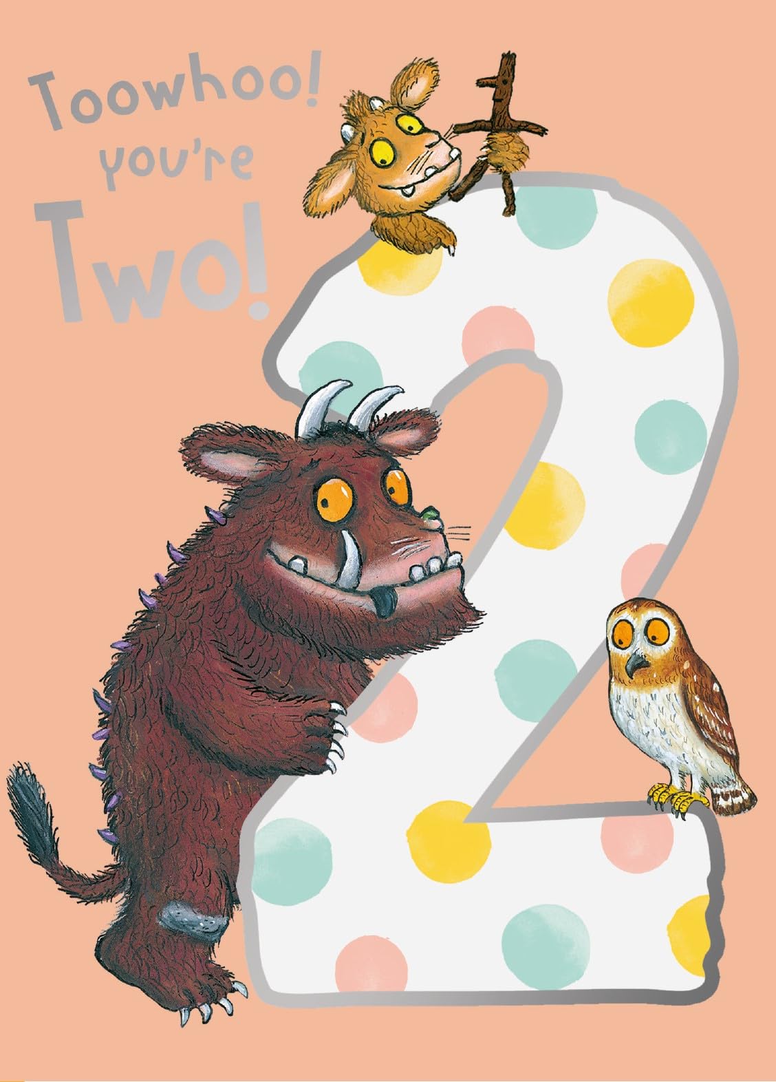 Gruffalo 2nd Birthday Card Age 2 Birthday Card