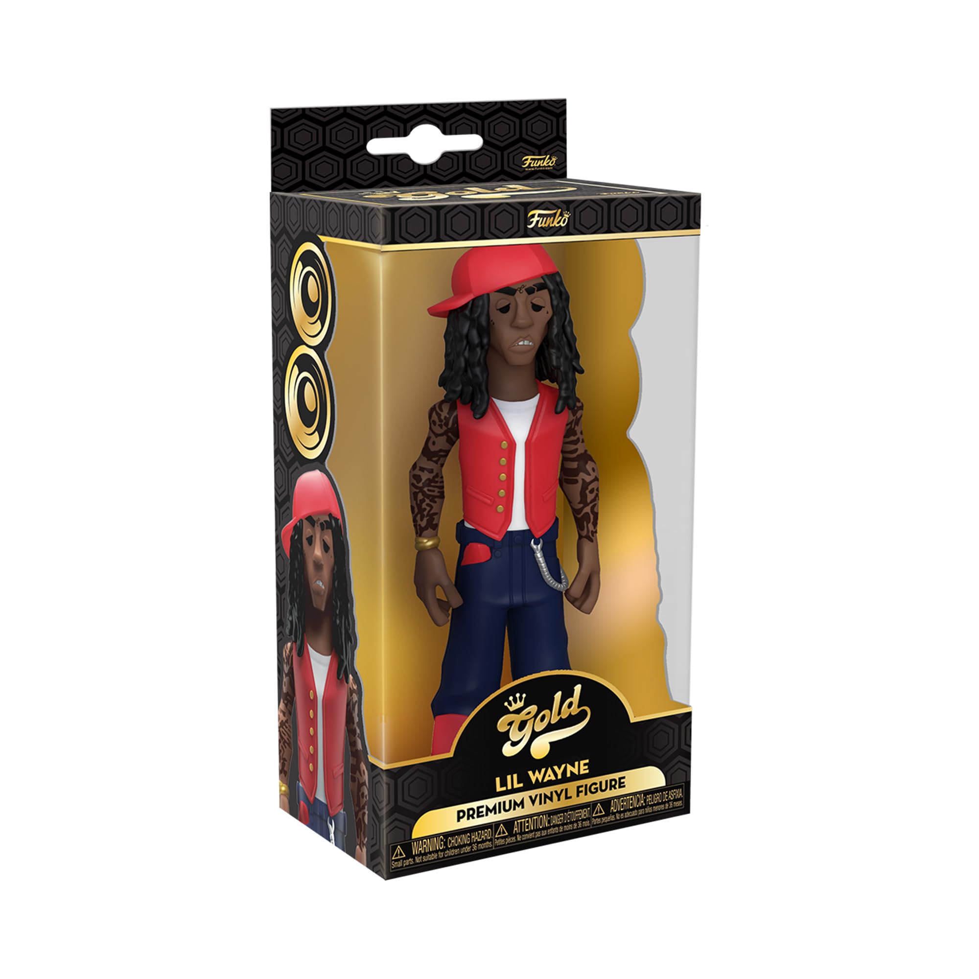 Funko Vinyl Gold 5": Lil Wayne - Collectable Vinyl Action Figure - Birthday Gift Idea - Official Merchandise - Ideal Toy for Music Fans - for Your Collection and Display