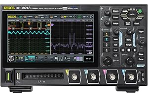 RIGOL Digital Oscilloscope DHO924S 250MHz Frequency Band + 12-bit Vertical Resolution + Maximum 1.25 GSa/s Sample Rate + 4 Analog Channels + 1CH Built-in Signal Generator