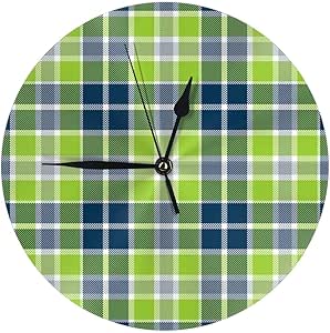 Yesliy Reloj de pared moderno de 9.8 pulgadas, diseño de Seattle