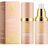 2 Pack Foundation 4 in 1, Medium Color Changing Foundation, Liquid Foundations Protect from Sun with SPF50 for Gym, Sports, Dancing, 1.05 fl.oz