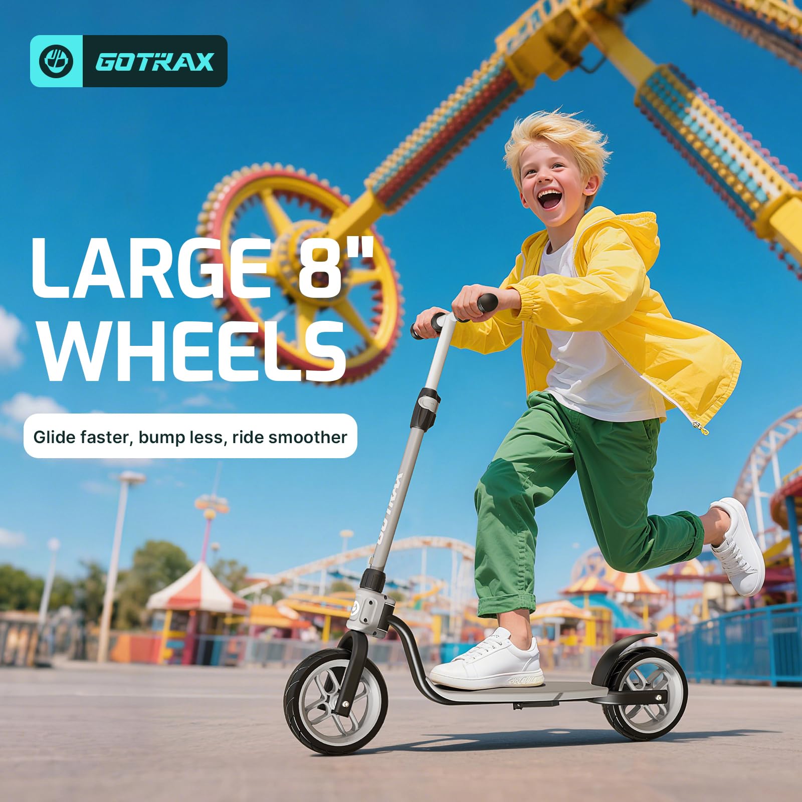 Gotrax KS8 Kick Scooter for Kids 5+, Large 8