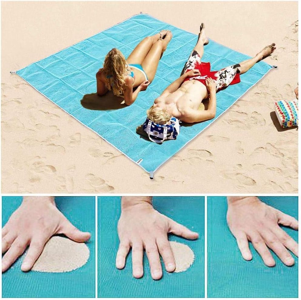 Pakopjxnx Beach Mat Picnic Blanket, Beach blanket Waterproof sand proof