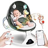 Baby Boy Essentials Baby Swing For Infants 5 Speeds Remote