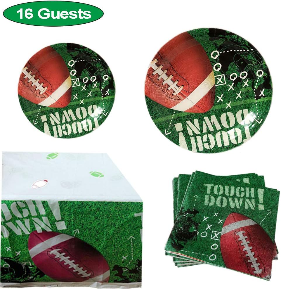 Football Party Supplies for Kids Birthday Party Touchdown
