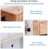 Fuyamp 2 Packs Door Hanging Cat Toy Interactive Mice Chasing Exercise view 4
