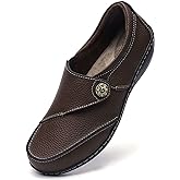 Geoeleph Women's Loafers Casual Slip-Ons Comfort Walking Flats Leather Driving Moccasins
