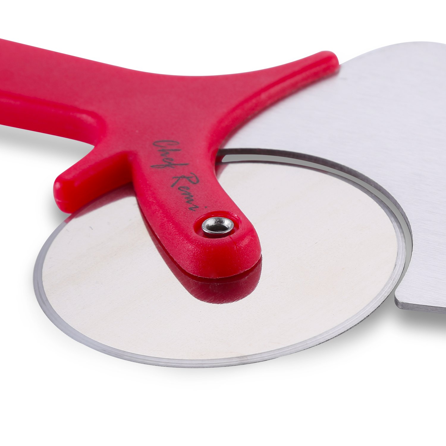 Última cortador de Pizza – Garantía de reemplazo de por vida – Innovador 3 en 1 cortador de Pizza, para uso en piedra para pizza, pan o tabla de cortar – Super Sharp hoja de acero inoxidable cuchillo de – fuerte como cualquier