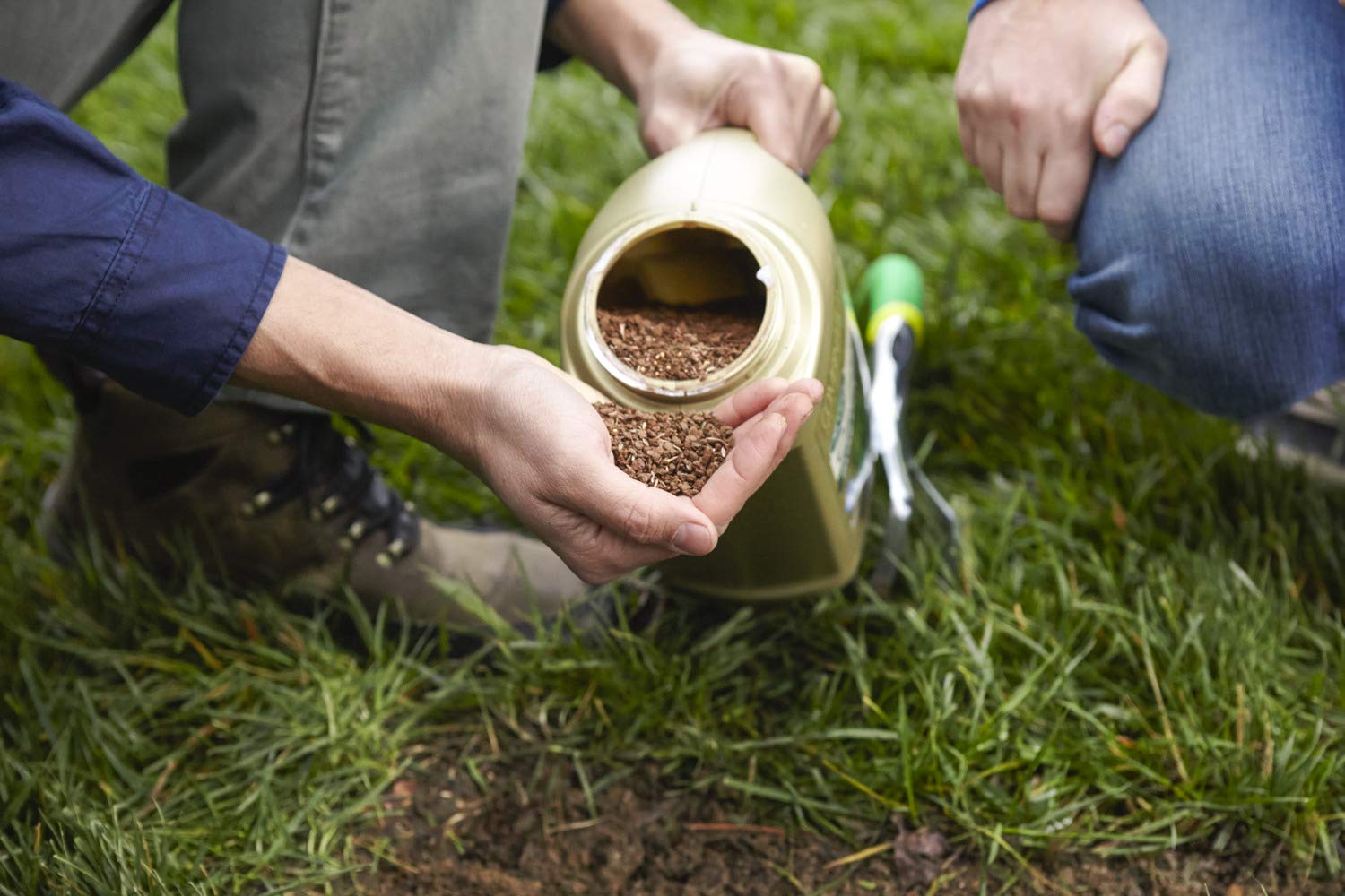 Scotts EZ Seed Dog Spot Repair Tall Fescue Lawns - 2 lb., Combination Mulch, Seed and Soil Amendment Includes Protectant and Tackifier, Neutralizes and Repairs up to 100 Dog Spots